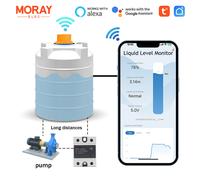 ME201C Tuya Smart Home Controllo a lunga distanza Misuratore di utilizzo dell'acqua Wifi Controllo filo Monitor remoto del livello del serbatoio Sensore di livello del serbatoio dell'acqua