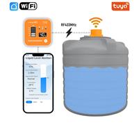 ME201R Wifi Display della temperatura Schermo LED wireless Visualizzazione dell'ora Indicatore della batteria scarica Allarme Monitor del livello del serbatoio dell'acqua