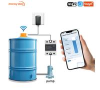 ME201WC Tuya App Smartlife Misuratore di utilizzo dell'acqua ad ultrasuoni Misuratore WiFi Monitor remoto Monitor digitale del livello del serbatoio