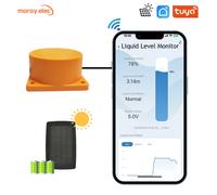 ME201WSP Rilevatore wireless ad ultrasuoni ad energia solare Indicatore di allarme livello liquido combustibile acqua Sensore livello acqua remoto