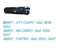 ME3021052 PARAURTI POST NERO-LISCIO DA PRIMERIZZARE SMART - CITY COUPE 98 → 02