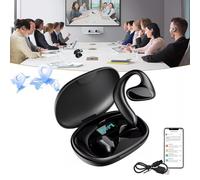 Meacode Traduttore, Meacode Ai Translation Earbuds, Cuffie Traduzione Simultanea, Auricolari Traduttore Simultaneo, 144 Lingue, Funzione Offline, Ideali Per Viaggi/Affari/Apprendimento(Nero)