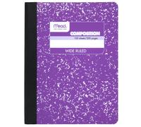 Mead Composition Notebook, breit liniert, 9-3/4"" x 7-1/2"" 100 Blatt, rosa Marmor (09918BA7)