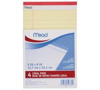 Mead PACCO DI 4 BLOCCHI APPUNTI IN CARTA GIALLA