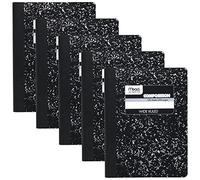 Mead Quaderni di composizione, carta a righe larghe, 100 fogli, libro di composizione, confezione da 5 (72368)