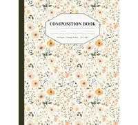 Meadow Muse Composition Notebook - 110 College-Ruled Pages - Floral Softcover Journal: Soft Matte Floral Cover with Botanical Watercolor Pattern for School, Notes and Everyday Writing