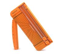 Meafeng Taglierina per Carta A4, 2 Lame, Taglierina con Protezione Automatica di Sicurezza e Righello Laterale, per Tagliare Carta, Foto, Coupon, Etichette e Cartoncini (12 Pollici)
