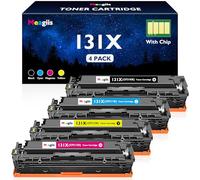 Meagiis 131X 2400/1800 Pagine Alta Resa Cartucce Toner Compatibile per HP 131X 131A CF210X CF211X CF212X CF213X Toner per HP LaserJet Pro 200 color M251 M251n M251nw MFP M276 M276nw M276n (4 PACK)