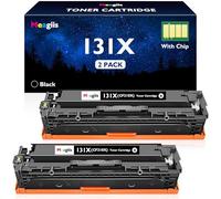 Meagiis 131X Nero CF210X 2400 Pagine Alta Resa Cartucce Toner Compatibile per HP 131X CF210X 131A CF210A Nero Toner per HP LaserJet Pro 200 color M251 M251n M251nw MFP M276 M276nw M276n (2 PACK)