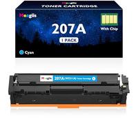 Meagiis 207A Ciano W2211A Toner Compatibili con HP 207A (Con Chip, 1 Ciano)