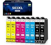 Meagiis 503XL Cartucce d'inchiostro Compatibile per Epson 503 XL Multipack per Expression Home XP-5200 XP-5205 WorkForce WF-2960DWF WF-2965DWF WF-2960 WF-2965 (2 Nero, 2 Ciano, 2 Giallo, 2 Magenta)