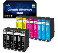 Meagiis Compatibili per 405XL Cartucce d'inchiostro Compatibili per Epson Workforce WF-7310 WF-7830 WF-7835 WF-7840 Pro WF-3820 WF-3825 WF-4820 WF-4825 WF-4830 (6 Nero, 3 Ciano, 3 Magenta, 3 Giallo)