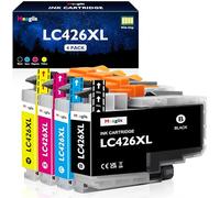 Meagiis LC426XL 6000/5000 pagine alta resa Cartucce d'inchiostro Compatibili per Brother LC426XL LC-426 LC-426XL per Brother MFC-J4340DW MFC-J4540DW MFC-J4335DW (1 Nero, 1 Ciano, 1 Magenta, 1 Giallo)