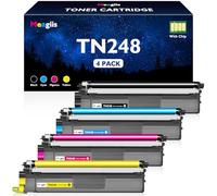 Meagiis TN248 TN248XL Cartucce Toner Compatibili per Brother TN 248 XL Toner per Brother MFC-L3760CDW DCP-L3560CDW HL-L3240CDW HL-L3220CW MFC-L3740CDW HL-L8240CDW(1 Nero, 1 Ciano, 1 Magenta, 1 Giallo)