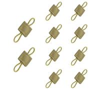 MEAKTSMI 10 pezzi di ritenzione tattica, supporto tattico con clip elastica per rilegatura a nastro e fibbie Molles Webbings Retainer