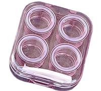 MEAKTSMI Comode lenti a contatto multiuso, scatola portaoggetti con pinzette e bacchetta di aspirazione, perfette per la casa e l'ufficio, a