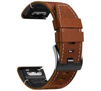 MEAKTSMI Comodo cinturino in pelle da 26 mm, regolabile, cinturino per orologio da polso per smart watch