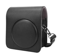 MEAKTSMI Custodia in pelle PU retro impermeabile per fotocamera con tracolla per 70 fotocamere