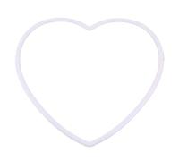 MEAKTSMI Semplice accessorio per acchiappasogni, anelli in plastica a forma di cuore, accessorio per la creazione di gioielli per bellissimi pezzi fatti a