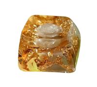 MEAKTSMI Tastiere meccaniche Keycaps OEM Heights Camelie Resine Keycaps Personalizzato ESC Flower Pattern Key