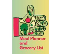 Meal Planner & Grocery List Book: (Green cover design)