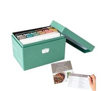 Meal Planner Notepad - Weekly Organizing Pad, Prep Schedule Tracker Sheet with Perforated Recipe Cards, Grocery List Section for Shopping, Ideal for Wall Desk Family Kitchen Use