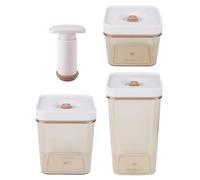 Meal Prep Containers - Vacuum Storage Containers | Food Storage Containers, Food Containers With Lids, Microwave-Safe Lunch Box Refrigerator Sealed Jar For Kitchen Home Travel Restaurant Snack Picnic