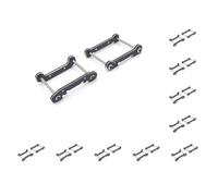 Mealoodiousmusea 10 set 2 Pezzi/Set Rinforzato Braccio Oscillante RC Crawler Auto Simulazione Veicolo Parti di Aggiornamento di Ricambio per WLtoys 144001 144002 144010 Nero