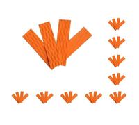 Mealoodiousmusea 10 set 4 pezzi EVA Skimboard trazione pad bar grip tavola da surf SUP surf arancione