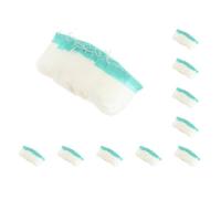 Mealoodiousmusea 10 set da 10 pezzi universali da campeggio per lampada a gas per lanterna di ricambio per mantelli di copertura