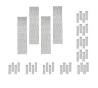 Mealoodiousmusea 10 set di 4 pezzi EVA Surf SUP Skimboard Tavola da Surf Trazione Pad Bar Grips Grigio