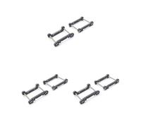 Mealoodiousmusea 3 set 2 Pezzi/Set Rinforzato Braccio Oscillante RC Crawler Auto Simulazione Veicolo Parti di Aggiornamento di Ricambio per WLtoys 144001 144002 144010 Nero