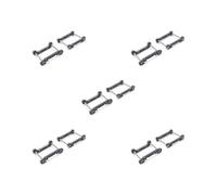 Mealoodiousmusea 5 set 2 Pezzi/Set Rinforzato Braccio Oscillante RC Crawler Auto Simulazione Veicolo Parti di Aggiornamento di Ricambio per WLtoys 144001 144002 144010 Nero
