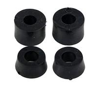 Mealoodiousmusea Boccole di ricambio per skateboard longboard piastra pesce molti colori durometri nero 100A