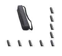 Mealoodiousmusea Borsa compatta per treppiede, facile da trasportare e riporre attrezzature, in tessuto Oxford, borsa da trasporto per treppiede, 45 cm x 8 cm x 8 cm, Set da 10 (40 cm x 10 cm x 10