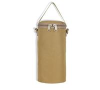 Mealoodiousmusea Borsa portaoggetti per bombola del carburante, custodia protettiva per attività all'aperto, viaggi, cucina, accessori marrone grande