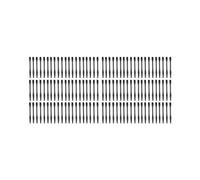 Mealoodiousmusea Fusti per freccette in plastica, filettatura da 54 mm, colore nero, 2 pezzi, 60 pezzi