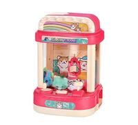 Mealoodiousmusea Mini Candy Claw Machine - Gioco elettronico Arcade con luci suona rosso