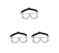 Mealoodiousmusea Occhiali da basket per uomo e donna, set da 3, occhiali da ciclismo, sport all'aria aperta, grigio chiaro