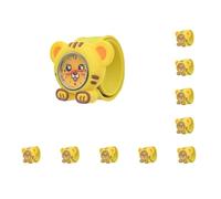 Mealoodiousmusea Orologio da polso per bambini con motivo a cartoni animati rossi accurato e preciso, in gel di silice, orologio da polso per bambini con farfalla, Set da 10 (Tiger), as description