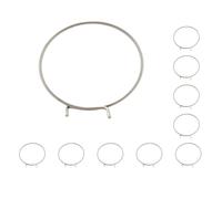 Mealoodiousmusea Set di 10 molle per mozzo a molla in acciaio per mozzo a molla, base fulcrum