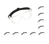 Mealoodiousmusea Set di 10 occhiali da basket per uomo e donna, occhiali da ciclismo trasparenti per sport all'aria aperta