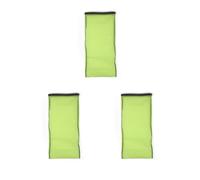Mealoodiousmusea Set di 3 borse a rete da immersione multicolore con coulisse tipo pinne in poliestere contenitore surf kayak canoa forniture da spiaggia giallo