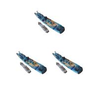 Mealoodiousmusea Set di 3 giocattoli per navi da guerra, kit per navi da guerra, kit per navi da 14 anni in su