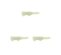 Mealoodiousmusea Set di 3 luci LED profonde, elettroniche, lampeggianti, esche da pesce, lampada