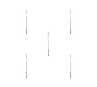 Mealoodiousmusea Set di 5 indicatori di pesca alla carpa Slim Line, indicatore di morso per catene, strumenti per la pesca alla carpa, colore giallo