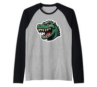 Mean Dragon Vuole Solo Amore Maglia con Maniche Raglan
