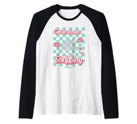Mean Girls Get in Loser Girly Checkerboard Y2K Movie Maglia con Maniche Raglan