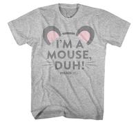 Mean Girls - Im A Mouse Duh - American Classici - Solido Grigio Adulto Manica