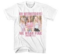 Mean Girls Mercoledì American Classics T-Shirt Uomo Maniche Corte Bianca